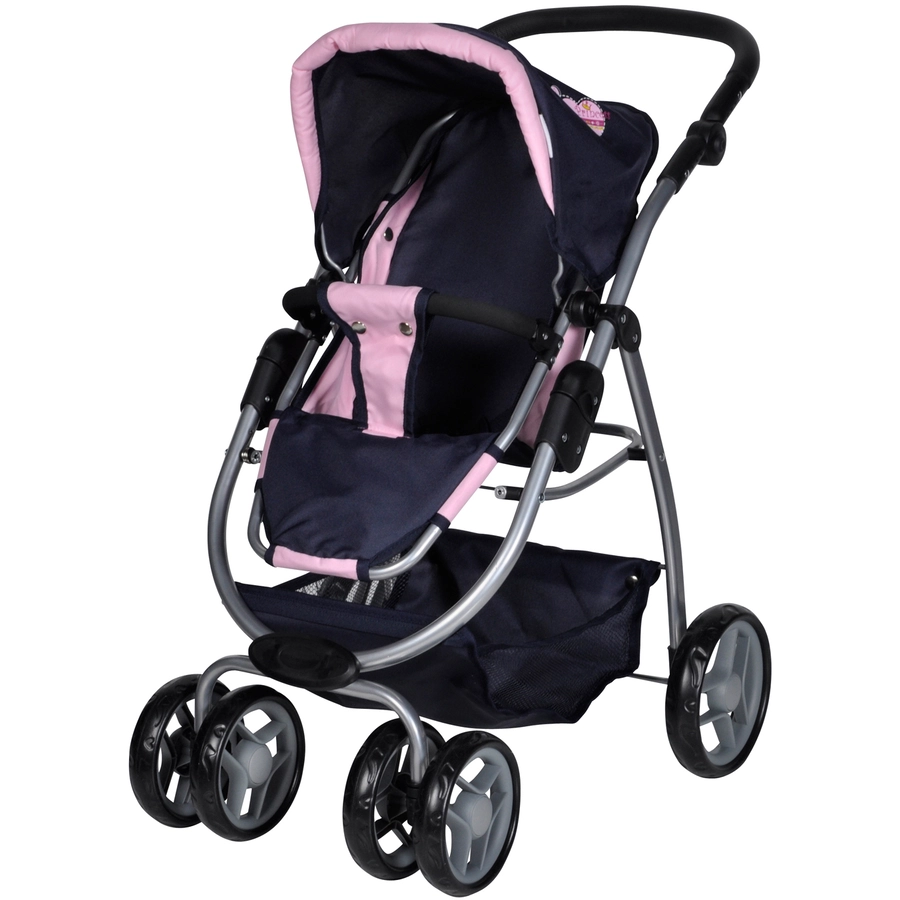knorr toys® Puppenwagen Coco - My Little Princess blau