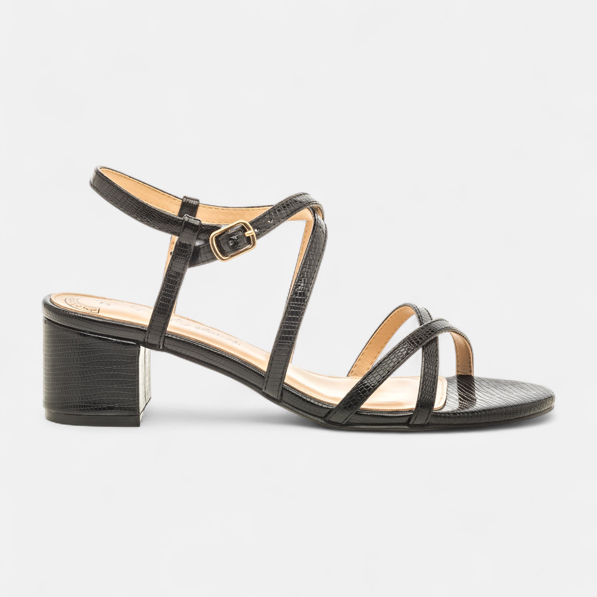 Nu-pieds à talon Femme noir