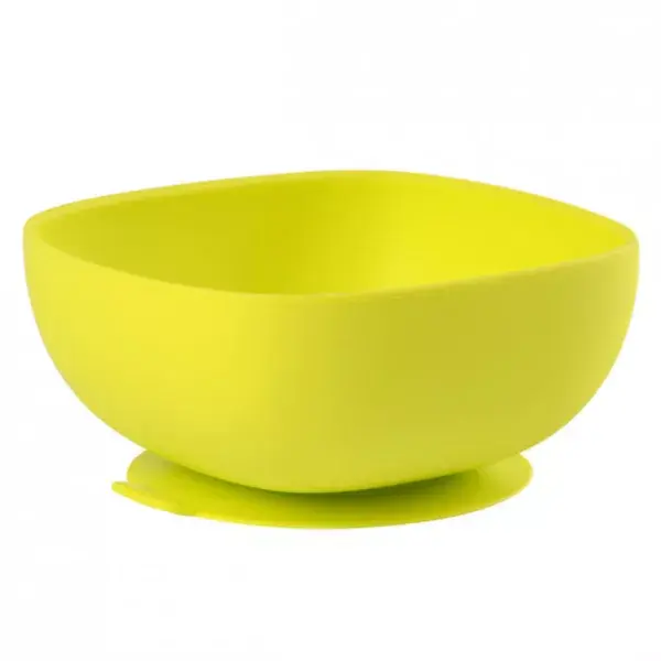 Tigela para refeição Béaba com ventosa, silicone verde
