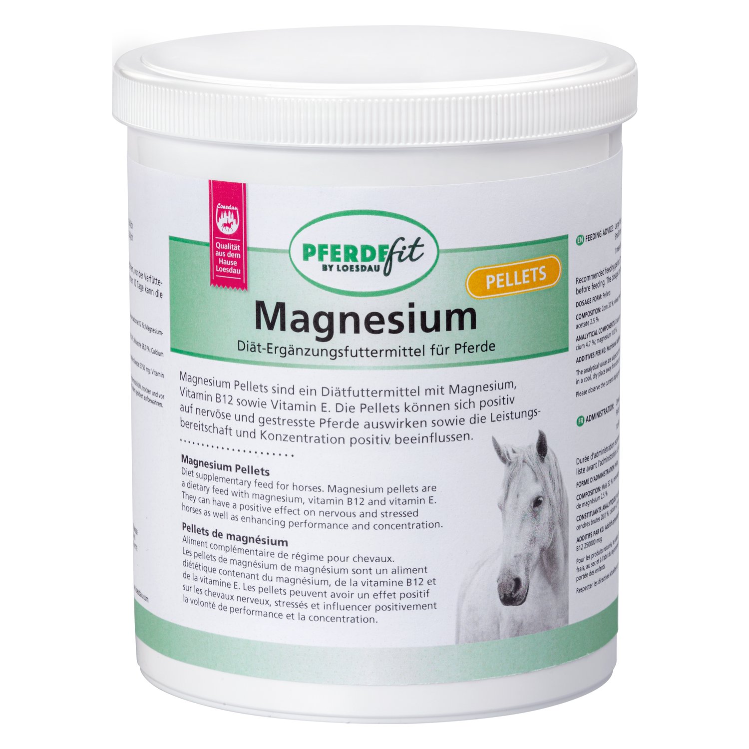 PFERDEfit by Loesdau Magnesium-Pellets  - 1 kg