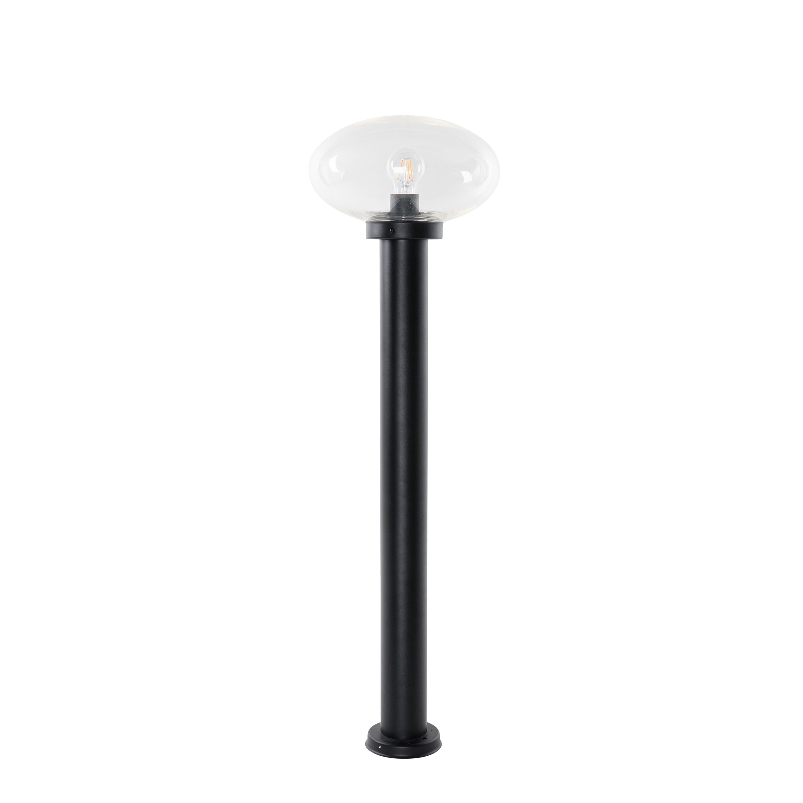 Modern buiten paaltje zwart 100 cm - Elly
