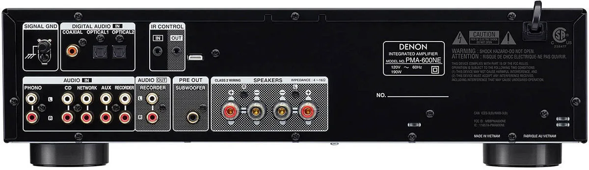 Denon PMA-600NE Silver Amplis hi-fi stéréo
