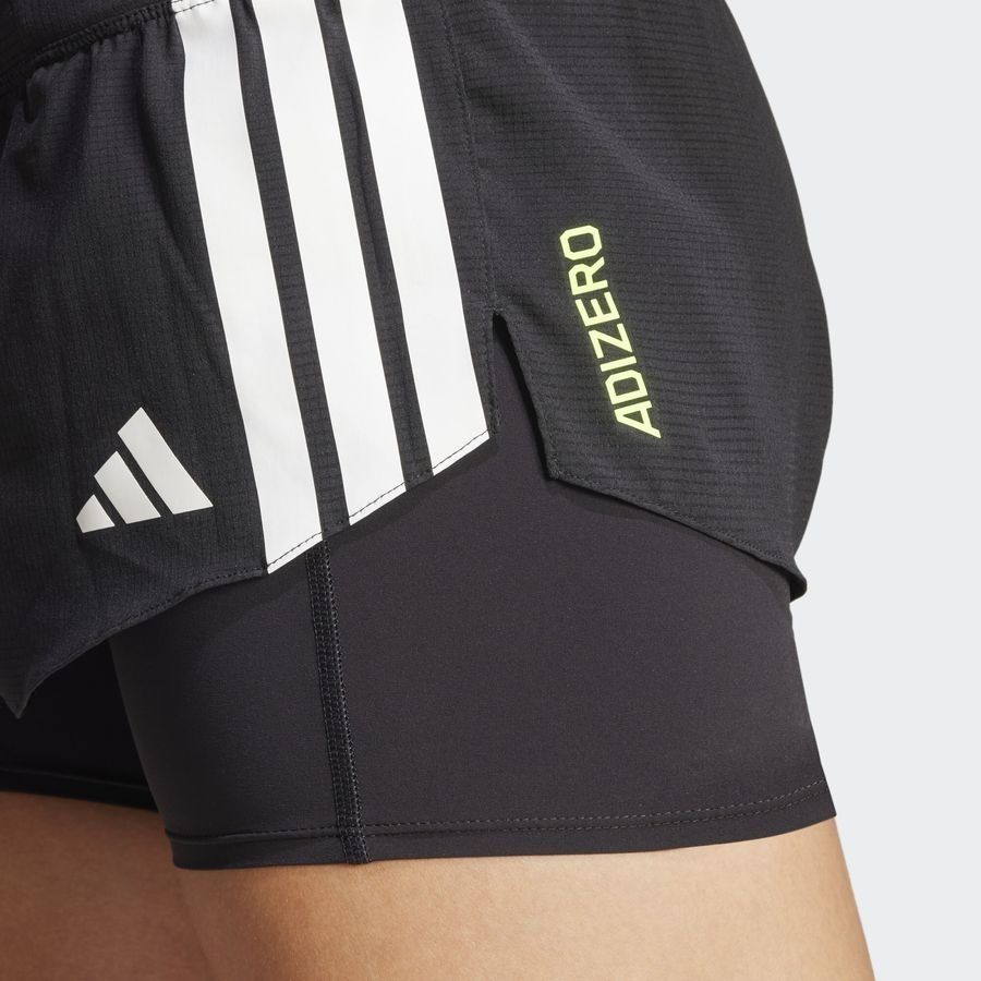 Adidas Short poche gel 2 en 1 Adizero Running