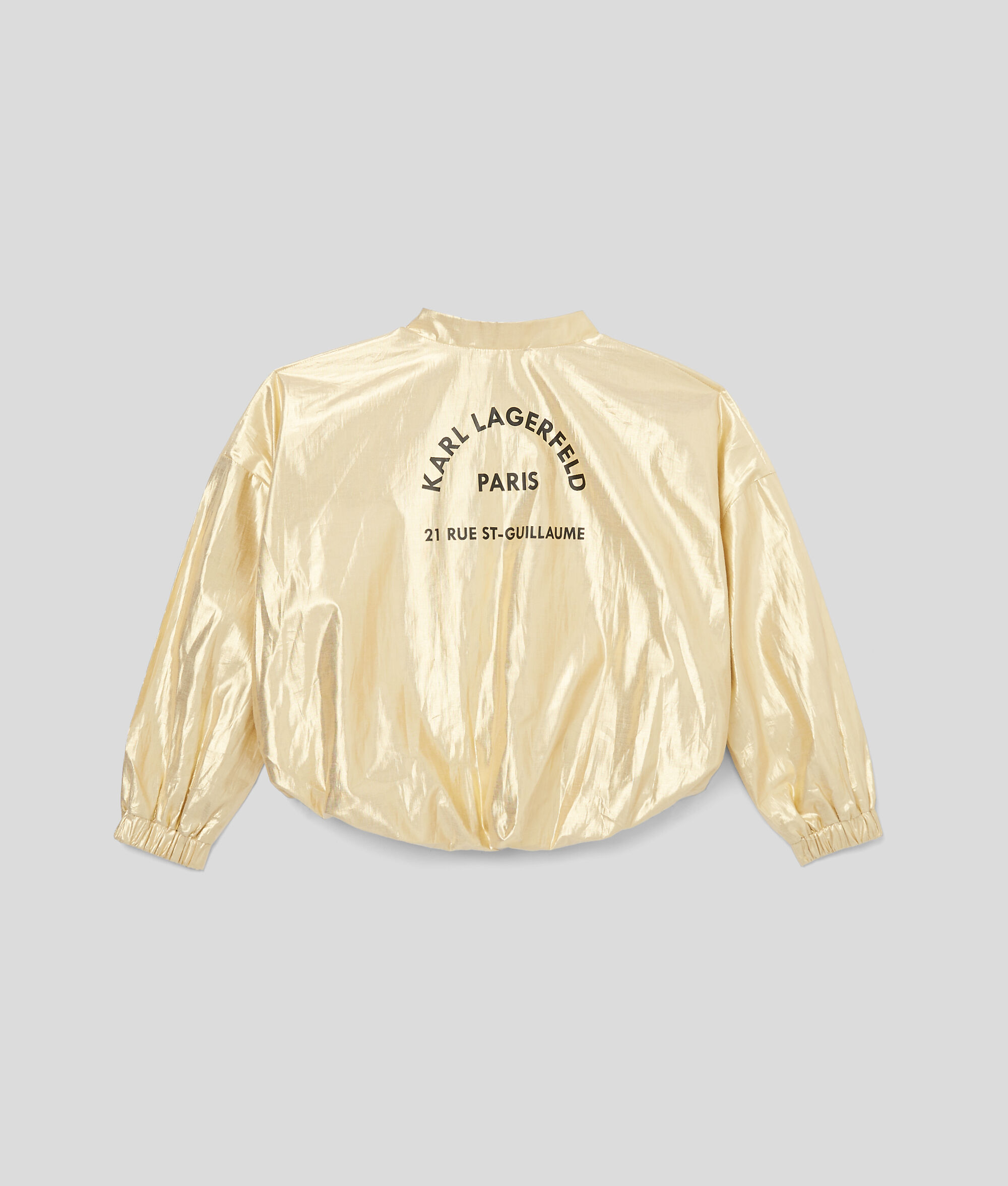 Blouson aviateur doré pour fille