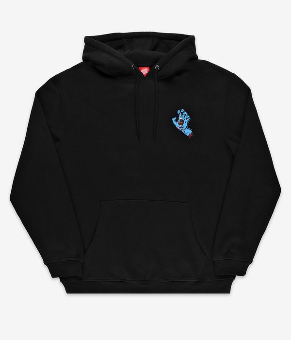 Santa Cruz Screaming Hand Chest Hoodie (black)
