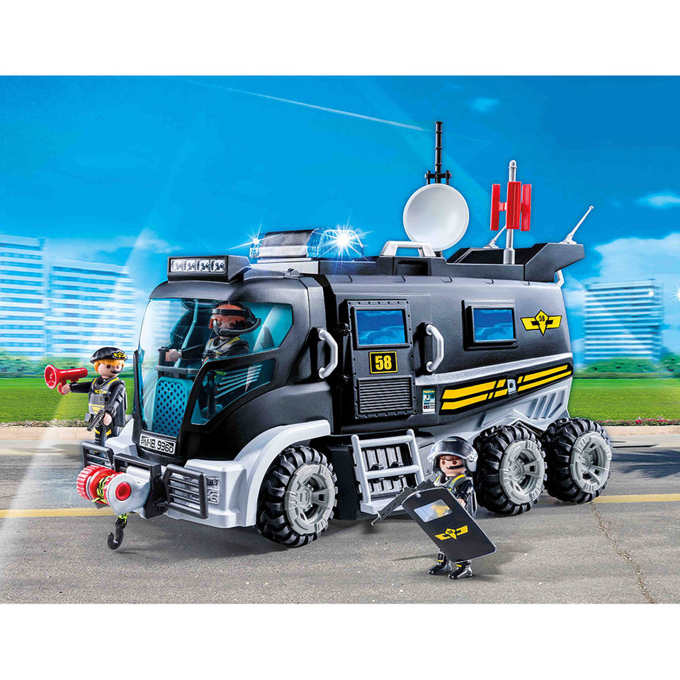 PLAYMOBIL City Action SIE-truck met licht en geluid 9360