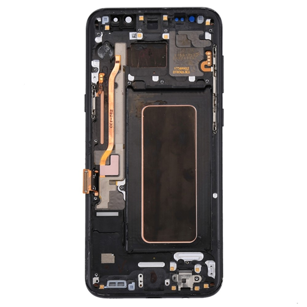 (OEM) Samsung Galaxy S8  Plus Ersatzdisplay LCD Touchscreen Digitizer mit Rahmen Bildschirm Reparatur – Schwarz