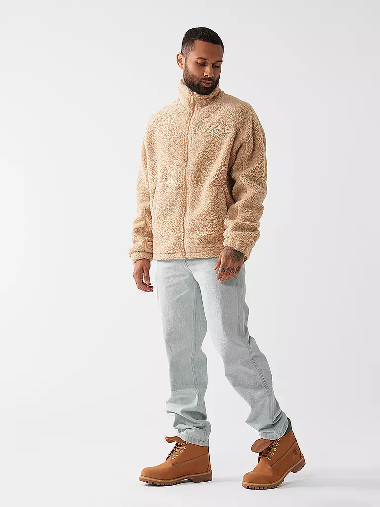 KARL KANI Fleecejacke  beige