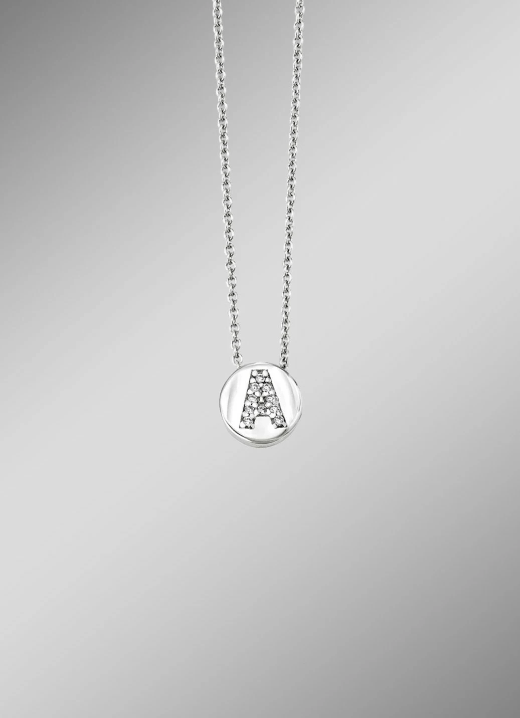 Buchstaben-Anhänger mit Ankerkette