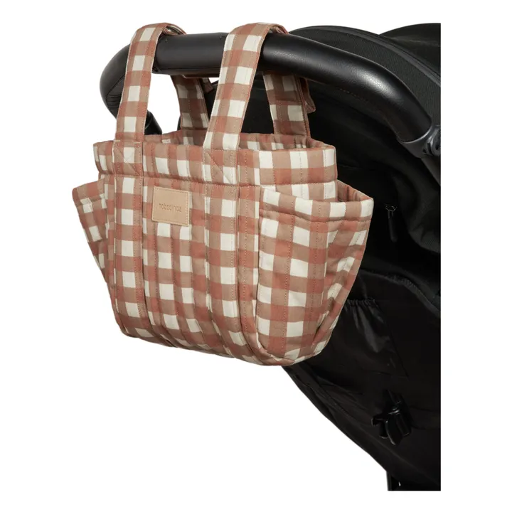 Nobodinoz Sac organiseur pour poussette Hyde Park | Terracotta