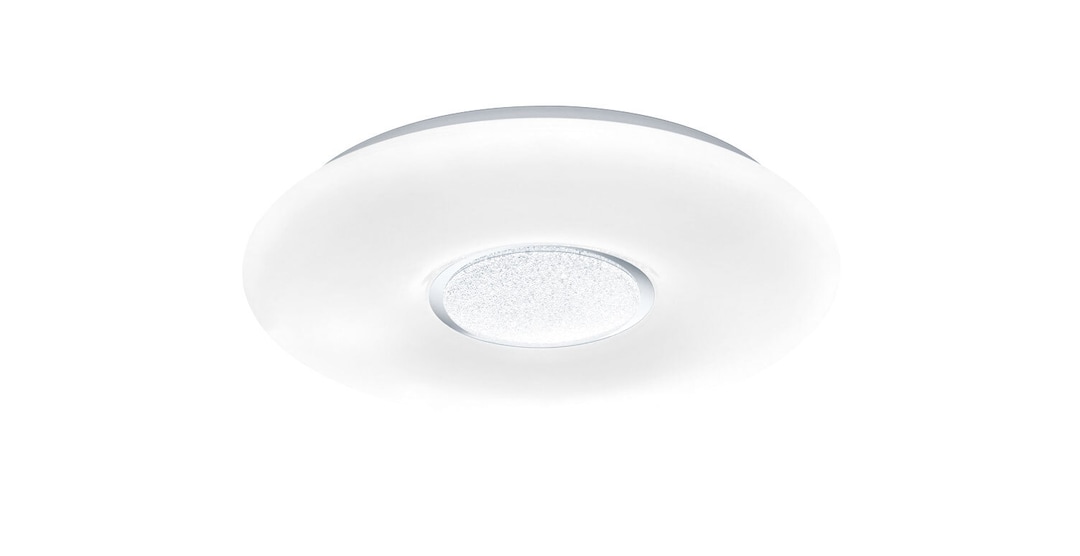 LED Deckenlampe Akina weiß 41 cm 7cm Kunststoff Fernbedienung