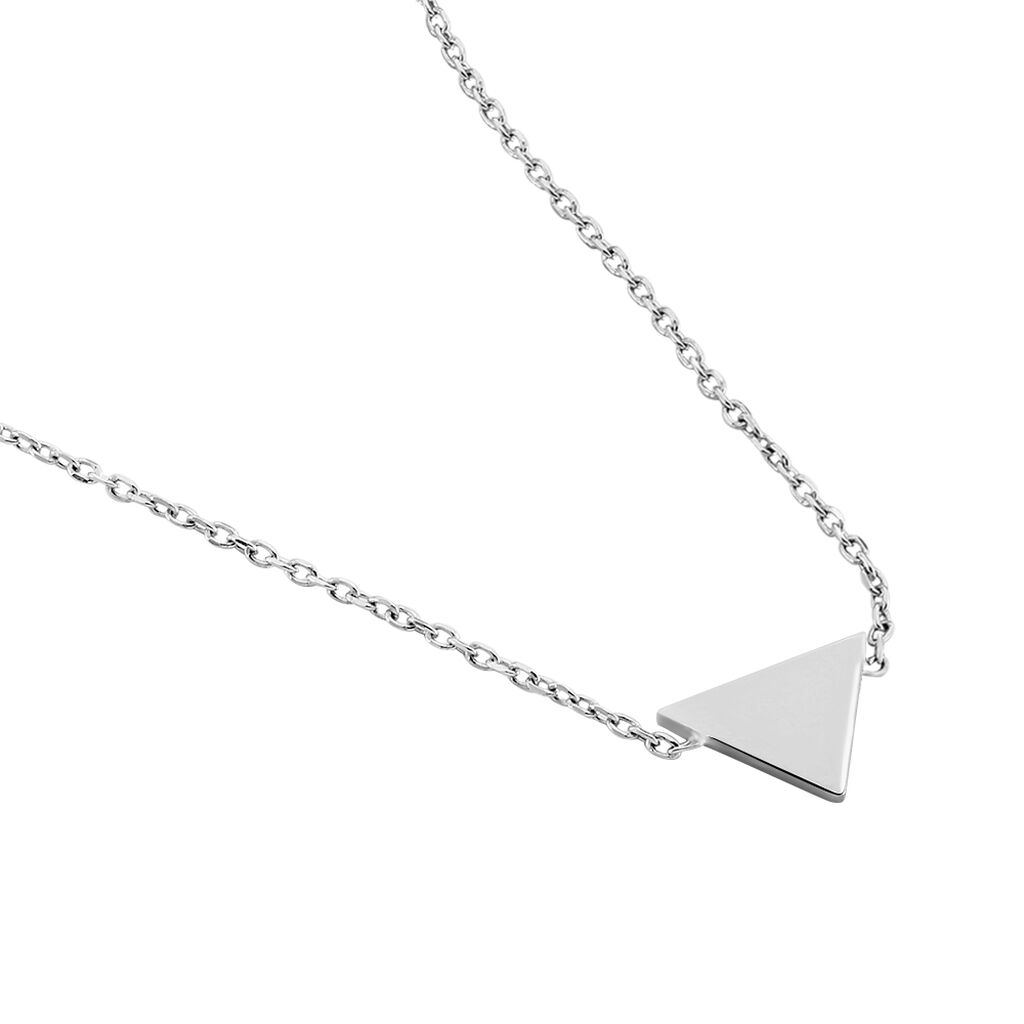 Collier Trilia Argent Blanc