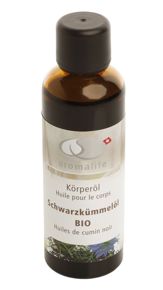 Aromalife Schwarzkümmel Körperöl<br>75 ml, Flasche, Öl, BIO