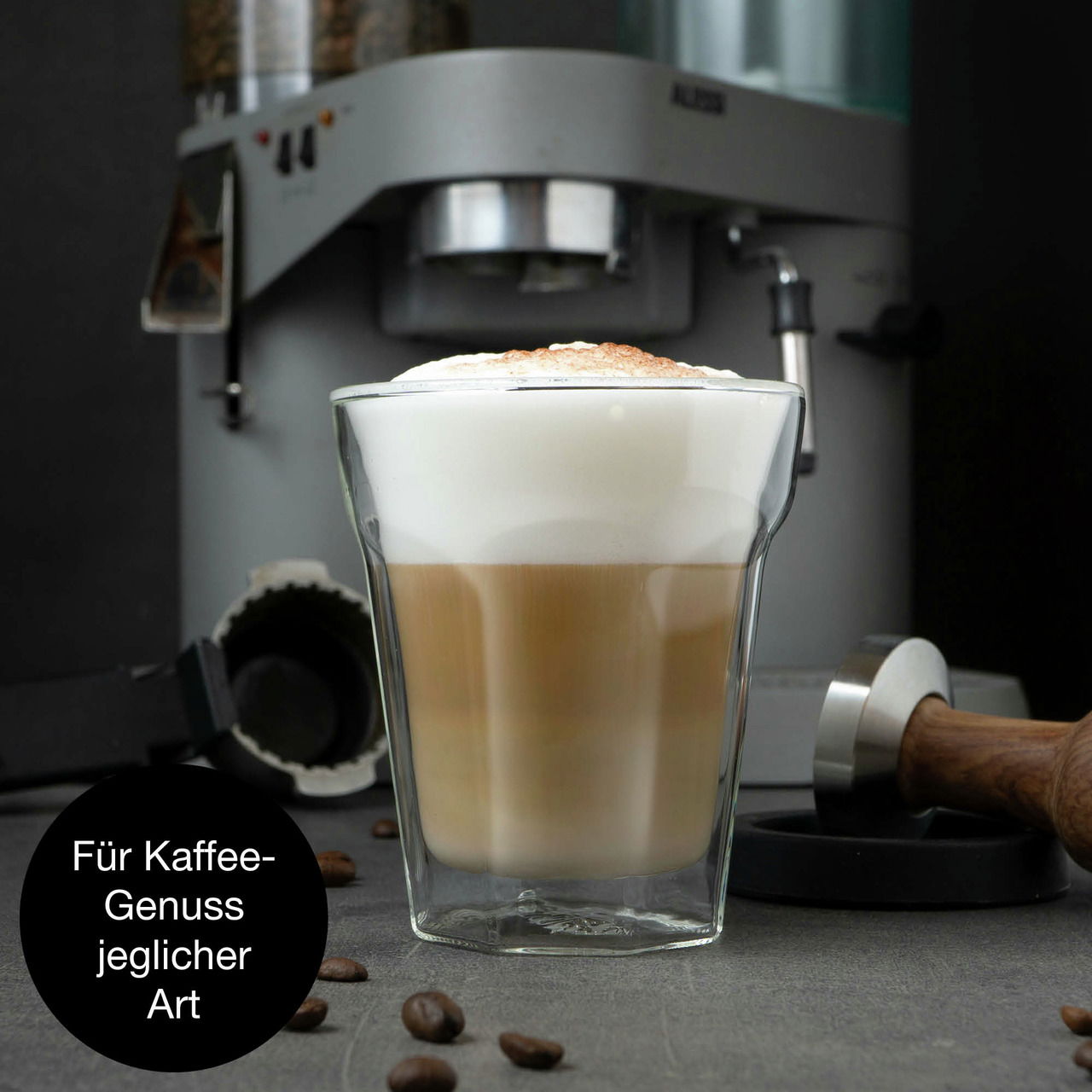 Moritz & Moritz Barista Kelch Glas Set 4 tlg.