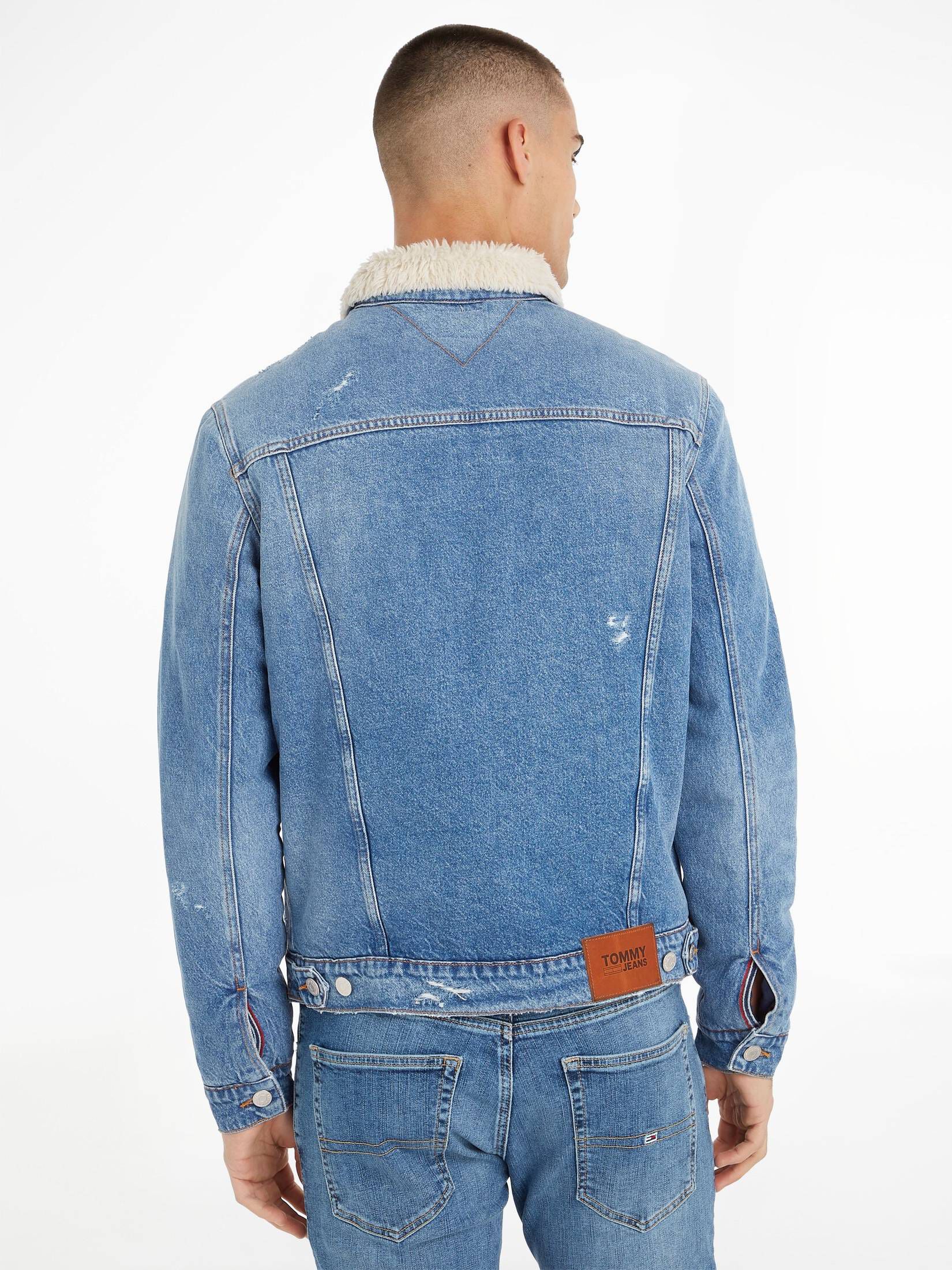 Tommy Jeans| Herren Jeansjacke TEDDY TRUCKER JACKET Regular Fit