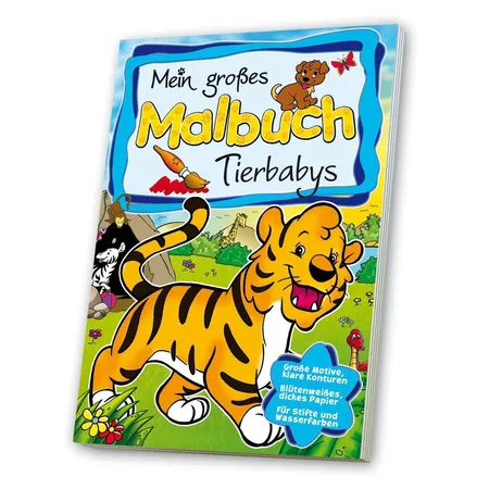 media Verlag Malbuch Tierbabys