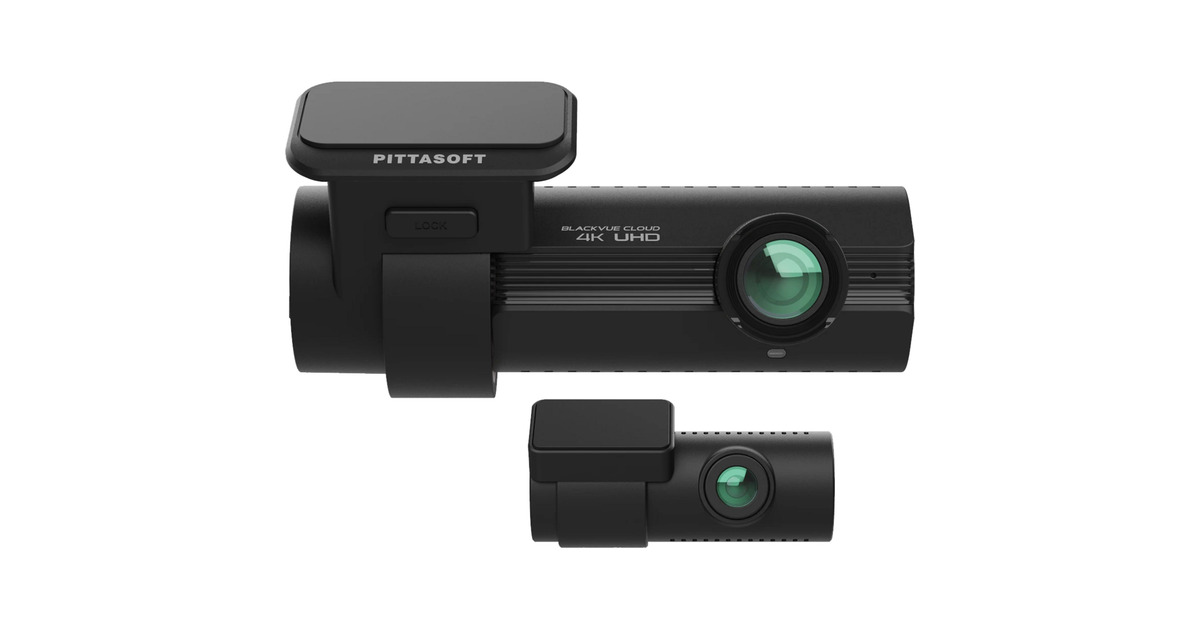 BlackVueDashCam DR970X-2CH plus 128GB  (Zwart, 4K UHD voor + Full HD achter | Wi-Fi | Cloud | GPS | Dual Sony sensoren)