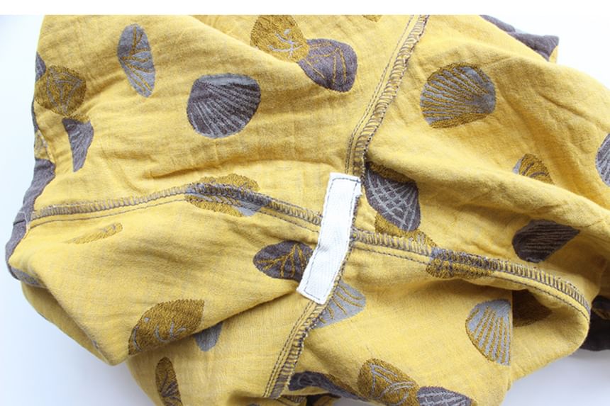 Dogini - Pyjamashorts met elastische taille en patroon