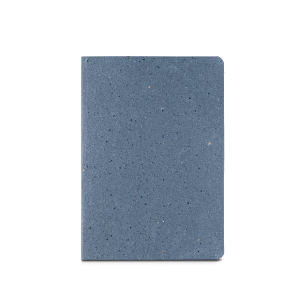hi!dea 93289 - Bloc-notes A5 avec couverture semi-rigide fabriquée à partir de déchets de coques de café (65%)
