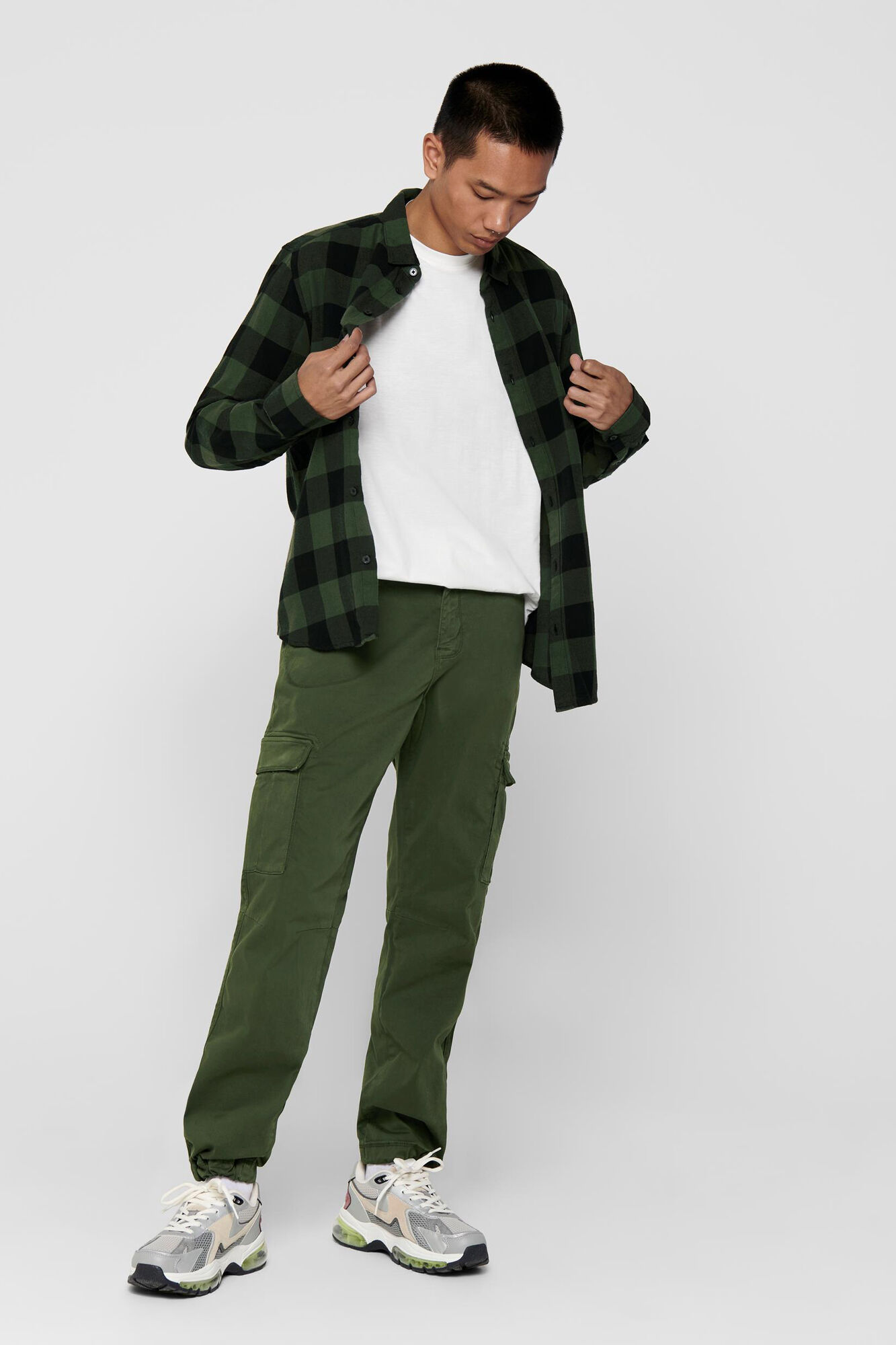 Camisa com estampa xadrez