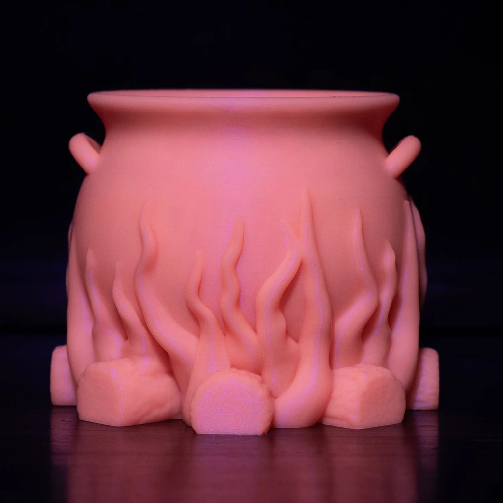 Polymaker  Panchroma™ PLA Luminous Pink, 1,75 mm / 1000 g    Faszinierender Glow in the Dark Effekt in Pink