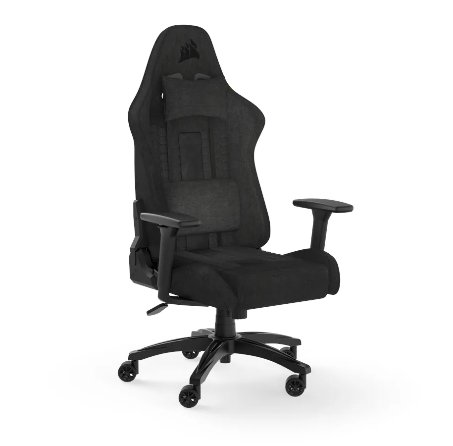CORSAIR | TC100 Relaxed (Fabric) - Gamingstol - Stof - Op til 120 kg | Sort