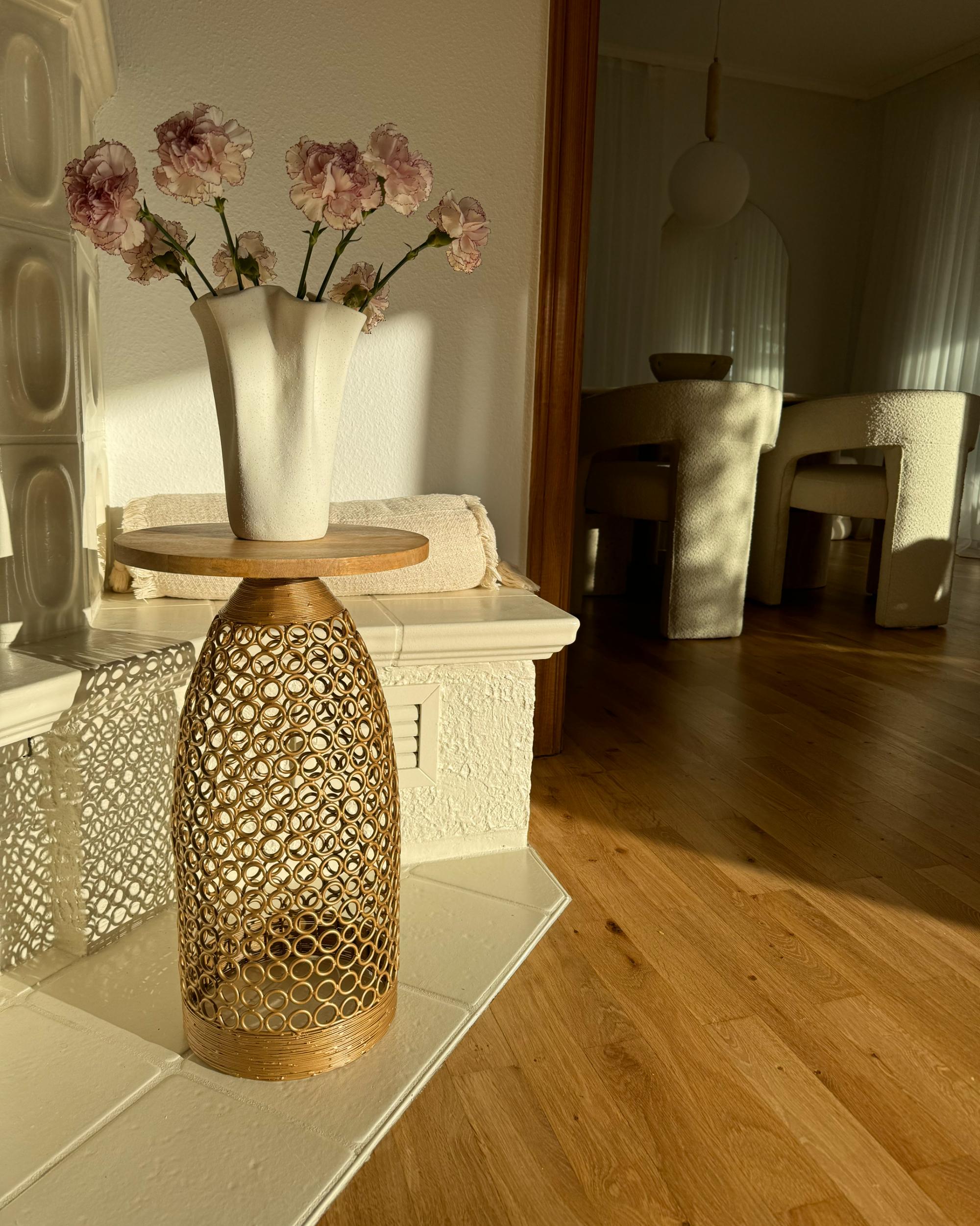 Bijzettafel WAIHI Mangohout Bruin