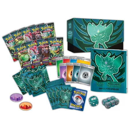 Pokemon Top-Trainer-Box Karmesin & Purpur - Maskerade im Zwielicht