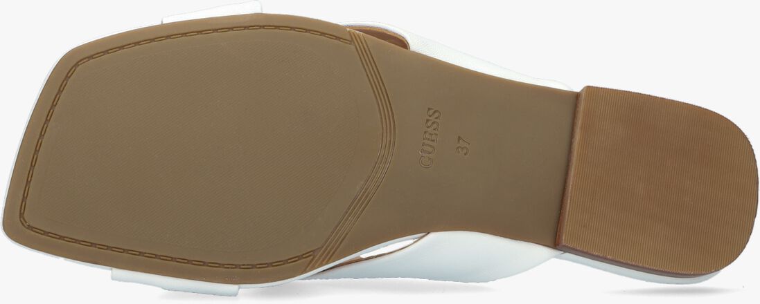 GUESS witte guess slippers sameya