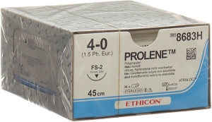 PROLENE 45cm blau 4-0 FS-2S, 36 Stück