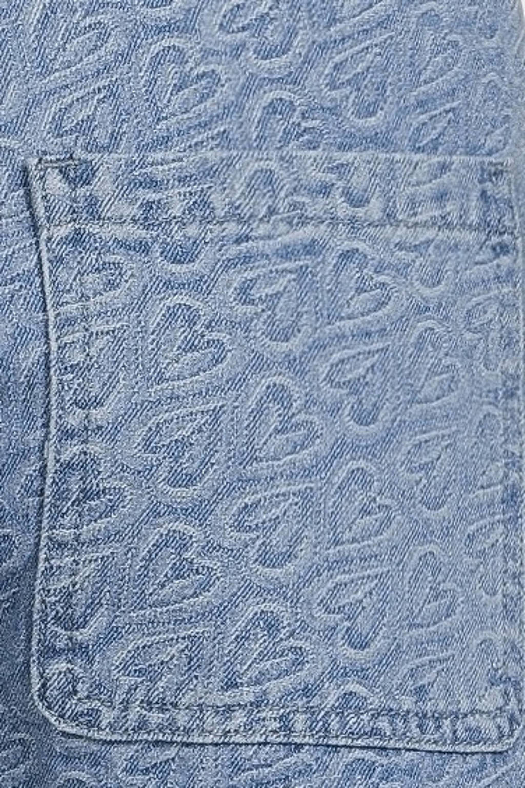 Sofie Schnoor straight leg jeans met hartjes light blue denim