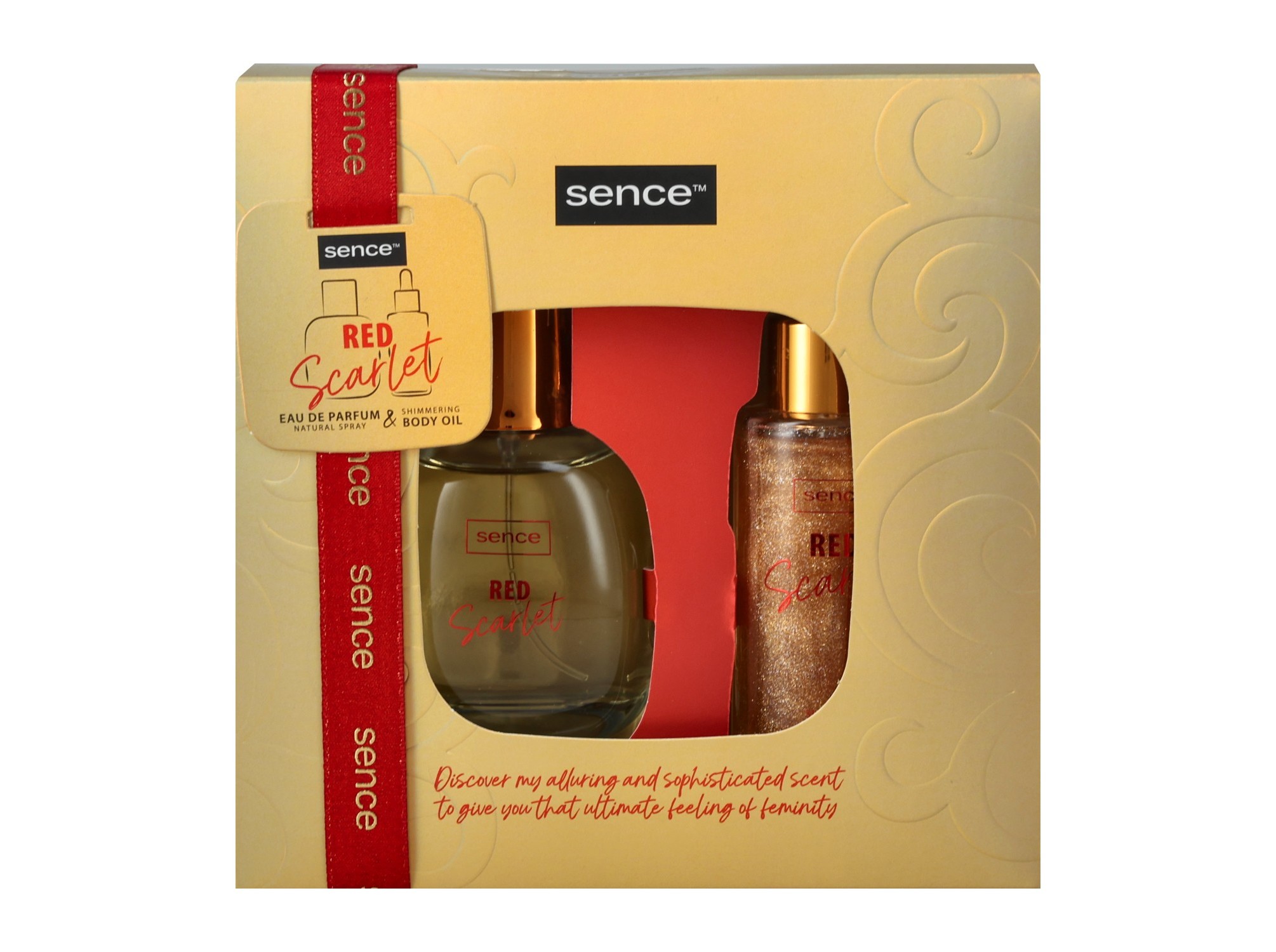 CONJUNTO SENCE COLLECTION GIFTSET RED SCARLET