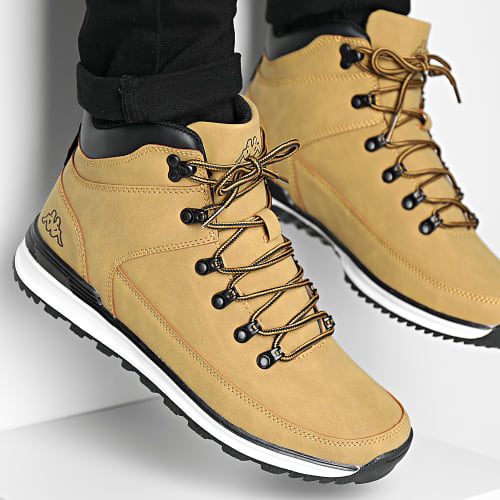 Baskets Astos Mid 361D14W Yellow Tan Black