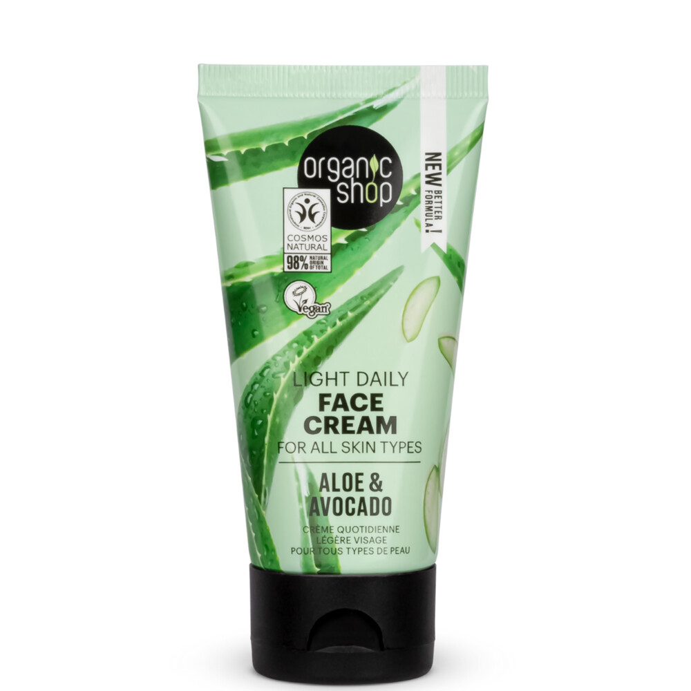 Organic Shop Gezichtscrème Avocado and Aloe50 ml