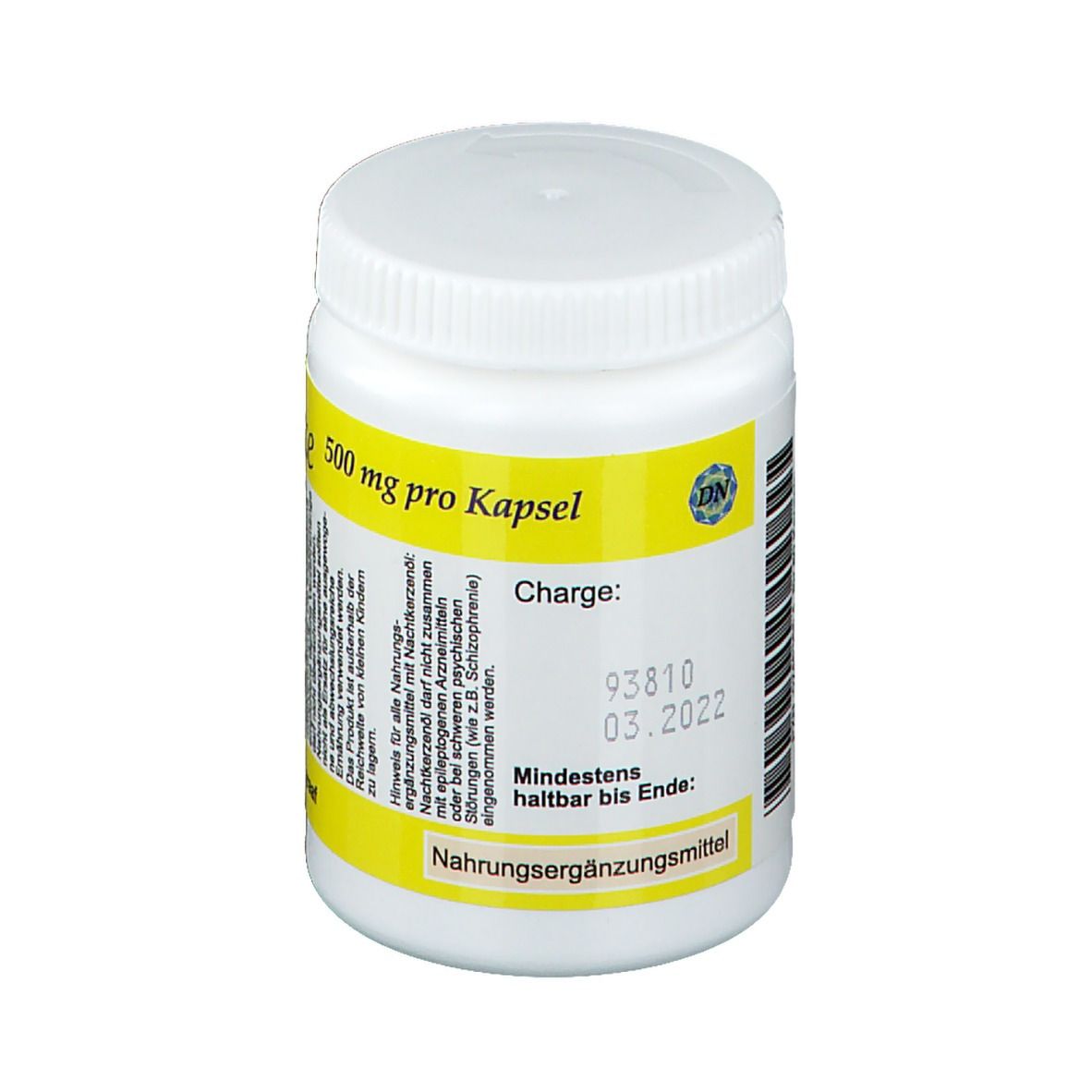 Das Öl der Nachtkerze 500 mg