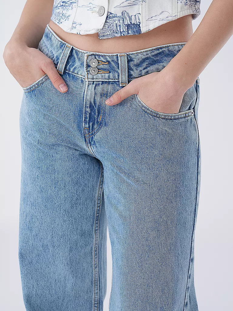 LEVI'S® Jeans Straight Fit SUPERLOW THANK YOU VERY MUCH hellblau
