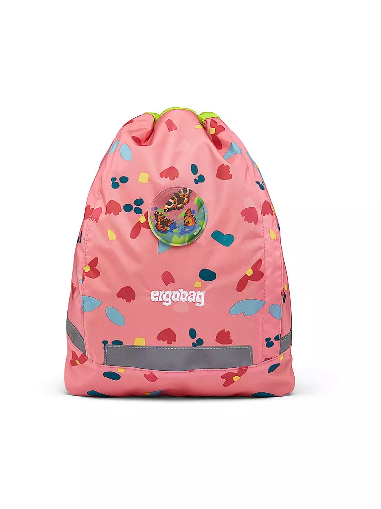 ERGOBAG Schultaschen Set 5tlg CUBO - ZitronenfaltBär  koralle