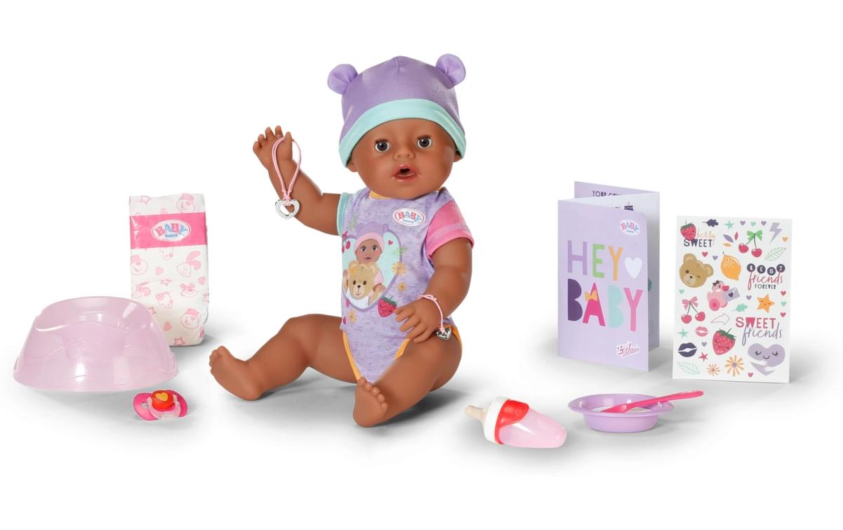 Babypuppe Eva 43 cmBaby mit Accessoires