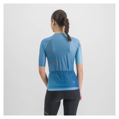 Maillot Manches Courtes Femme Sportful Light Pro Bleu Clair