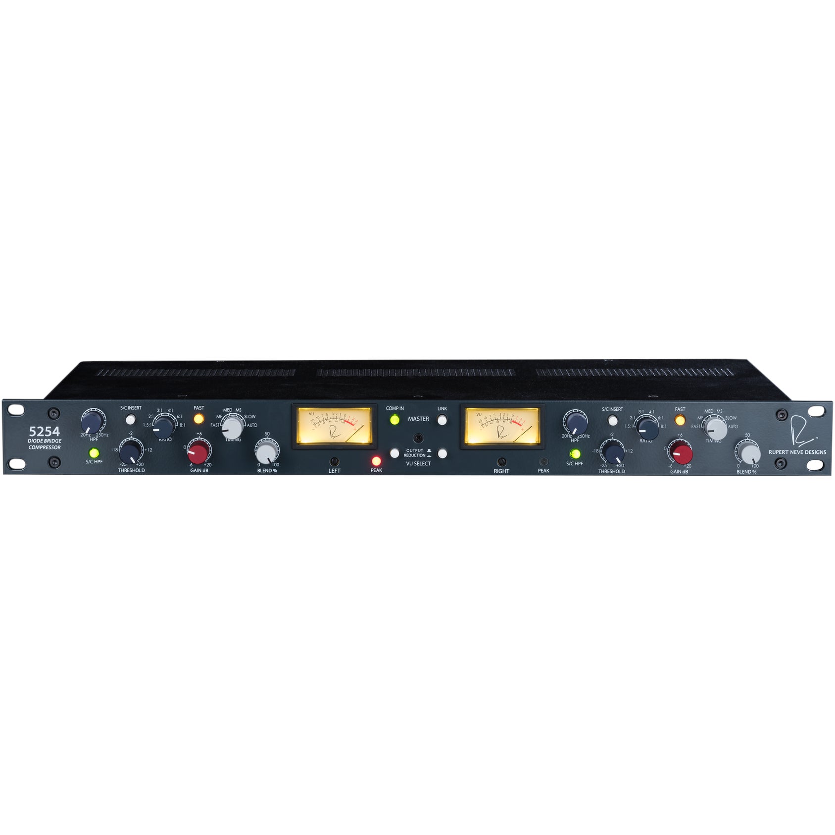 Rupert Neve Shelford Series 5254 tweekanaals diode bridge compressor