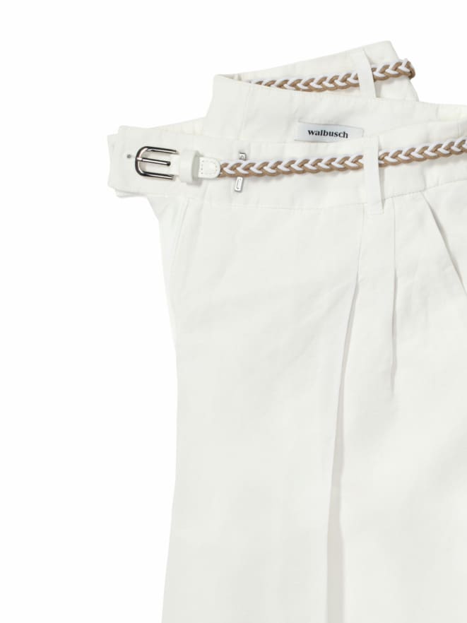 Leinenmix Bermudas