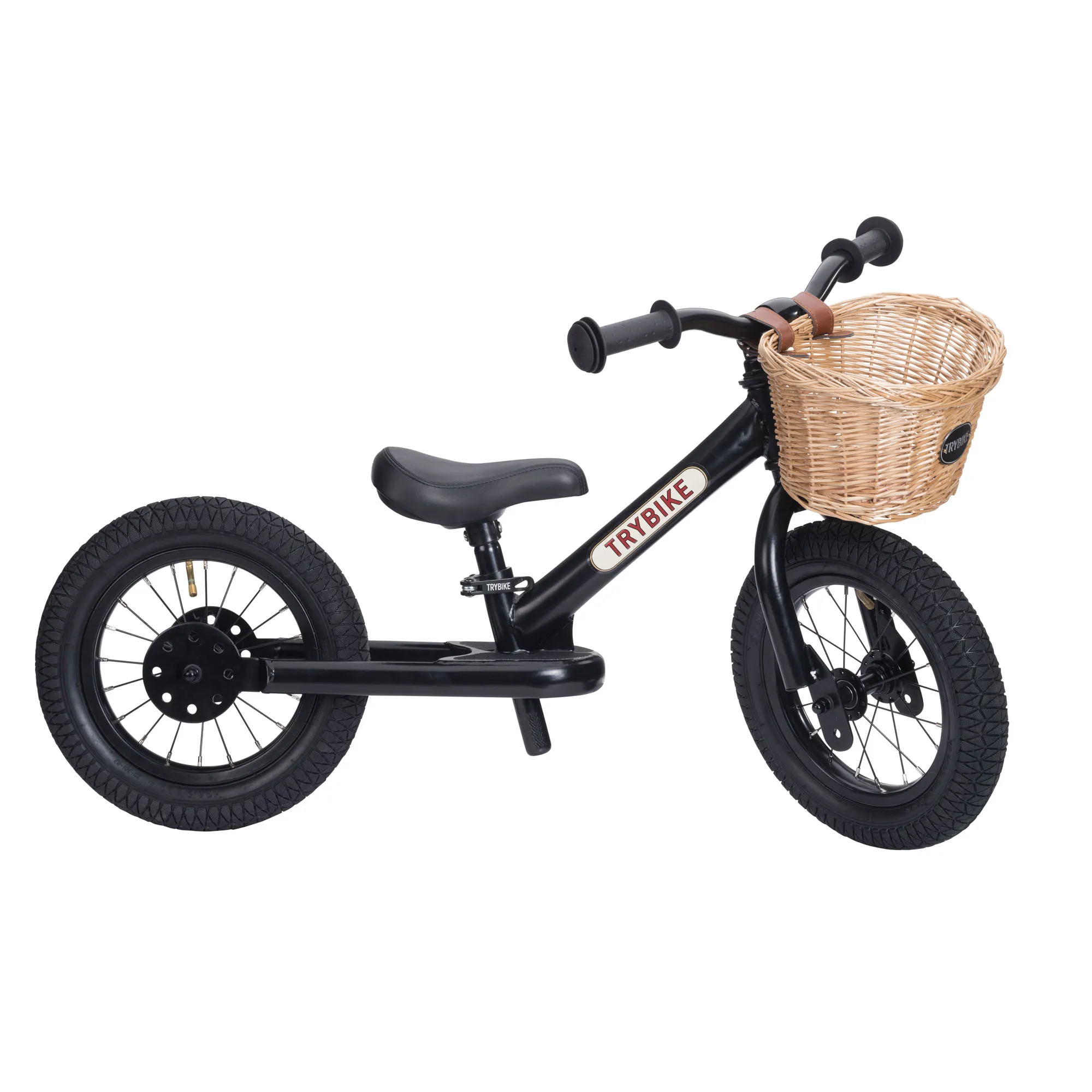 Trybike Trybike Steel Tweewieler - Zwart