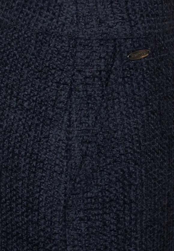 Bouclé Mini Rock - deep blue