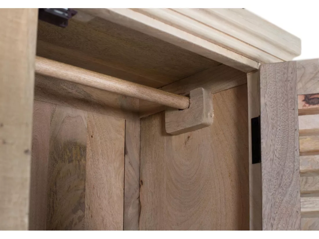 Armoire en manguier massif hauteur 180cm