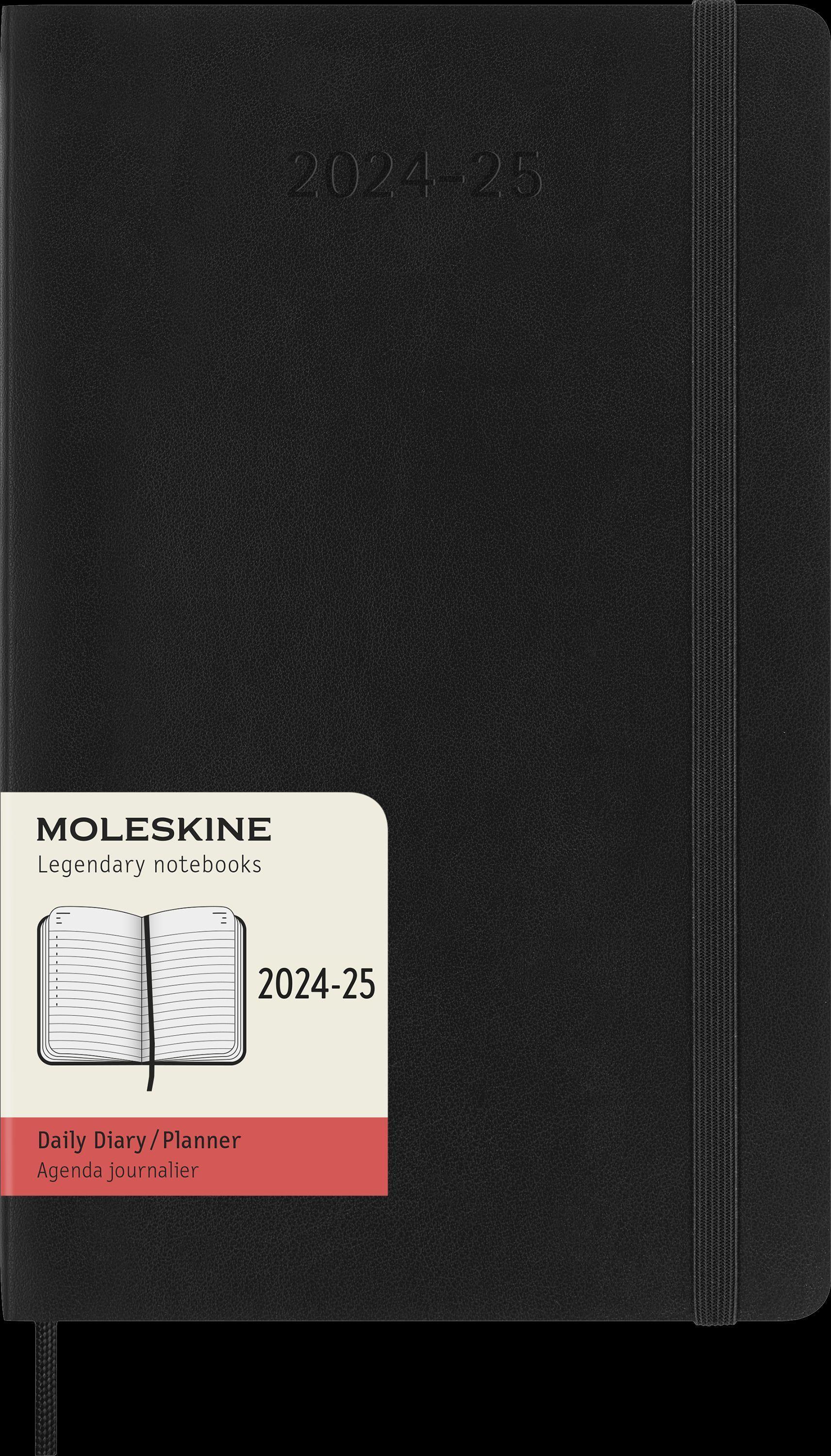 Moleskine 18 Monate Tagesnotizkalender 2024/2025, L/A5