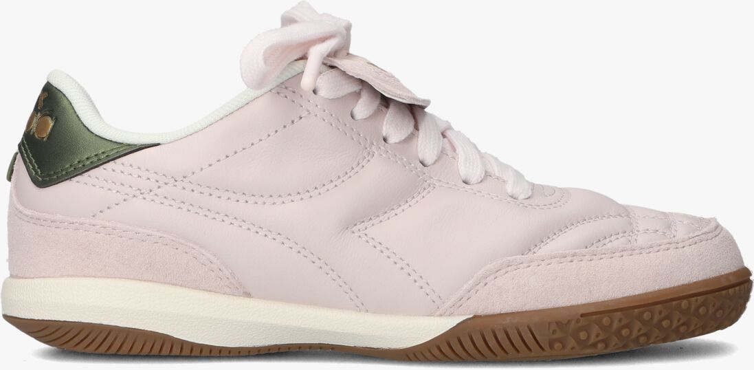 roze diadora lage sneakers gold indoor