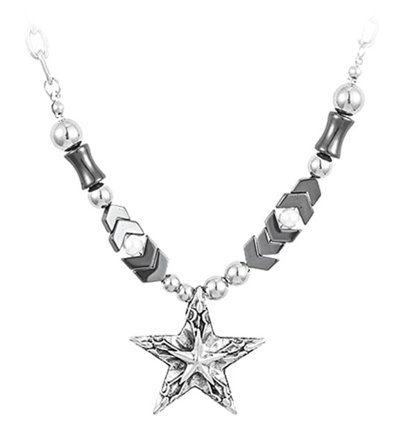 Lilafey - Stervormige kralenketting