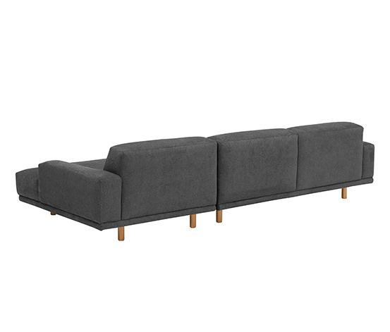 Ecksofa »Penelope«, dunkelgrau, rechts