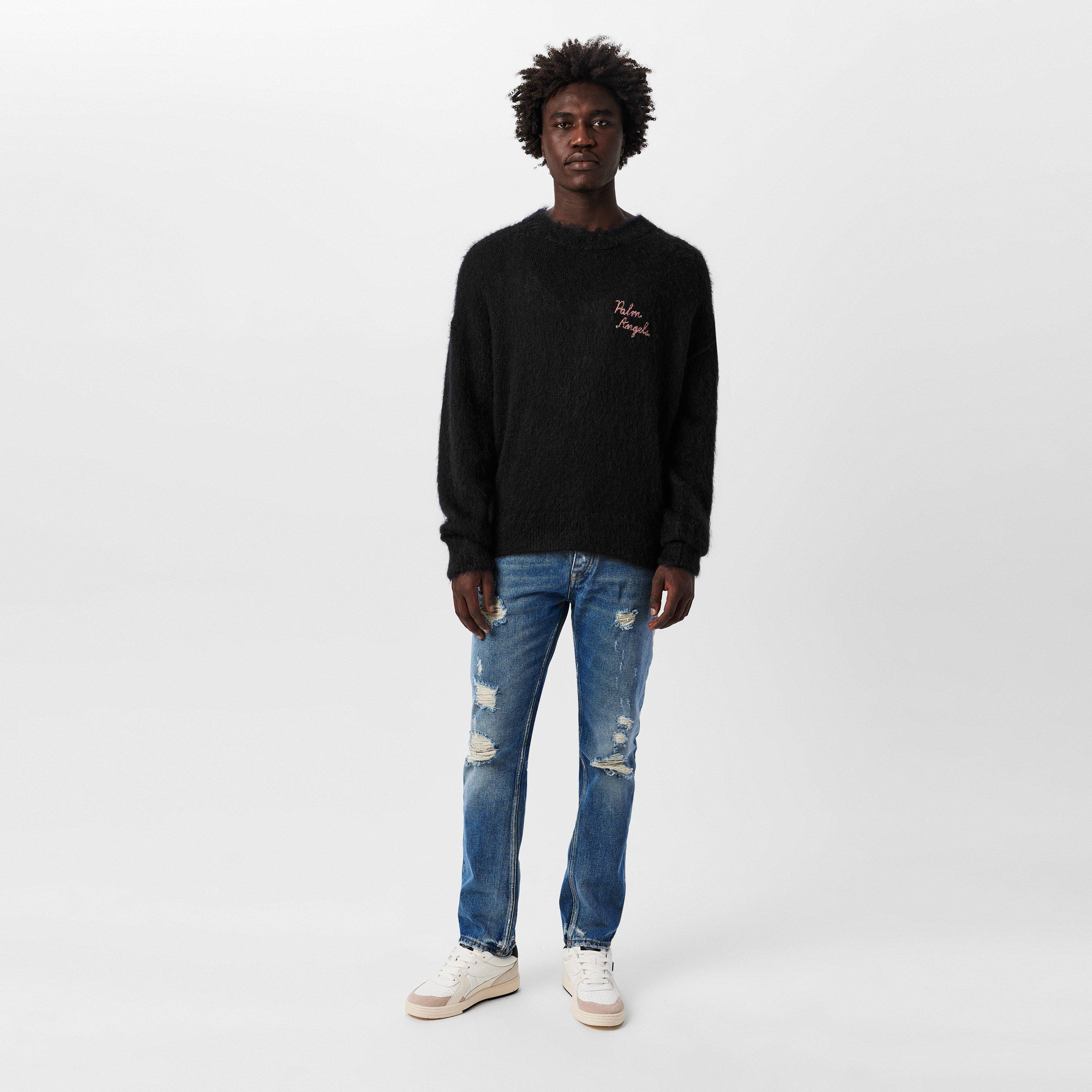 Palm Angels Brushed Palm Sweater