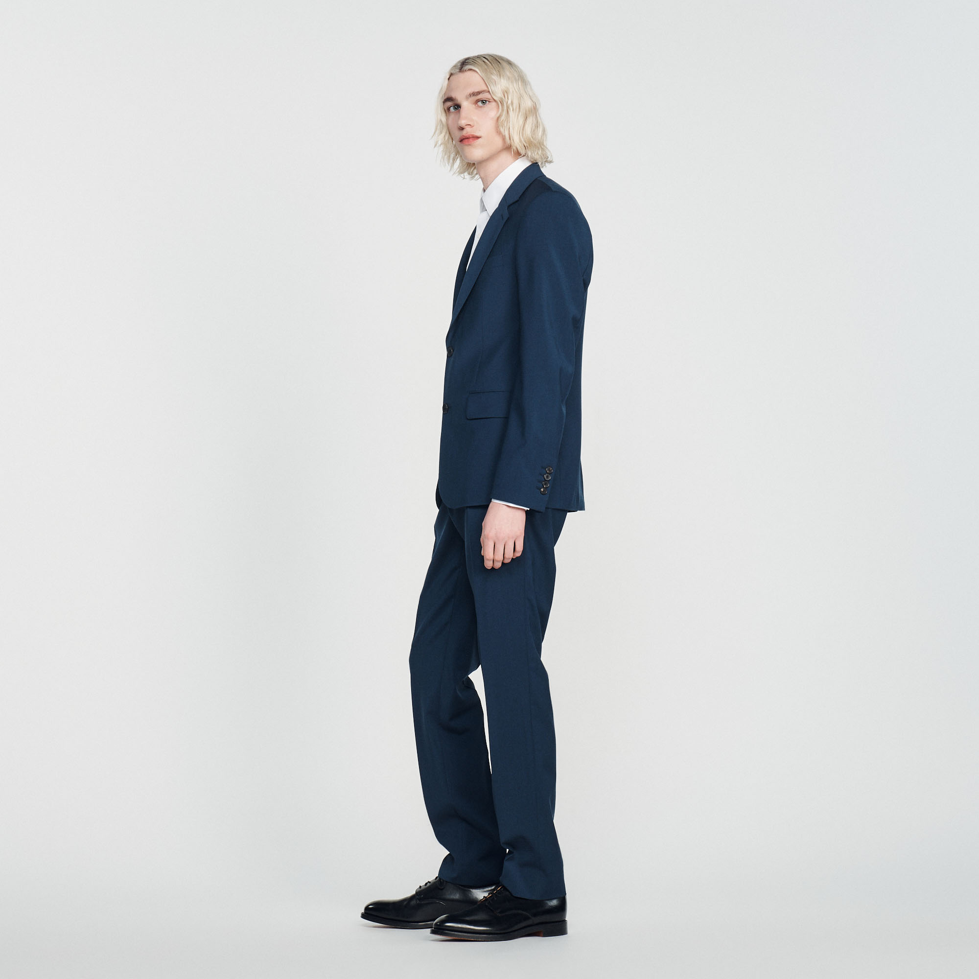 Veste de costume en laine vierge
